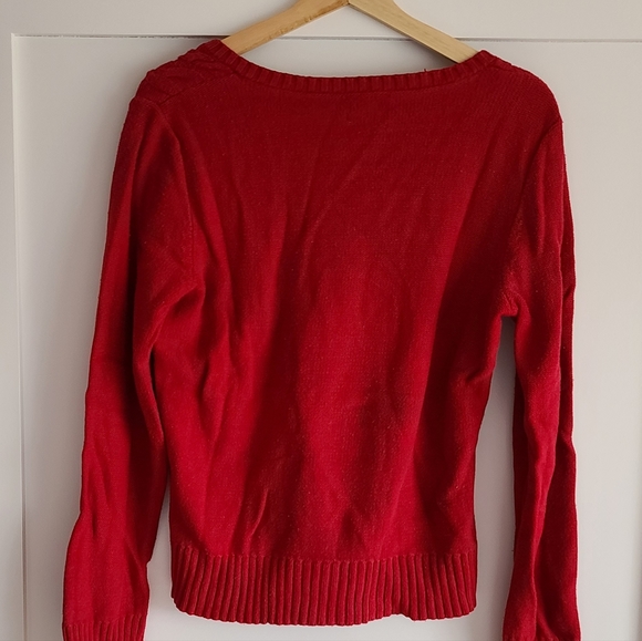 Chaps Red Sweater - Picture 2 of 2